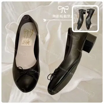 8월 가격 인하 가능 Launa Lea 우천 겸용 발레 슈즈 블랙 24cm