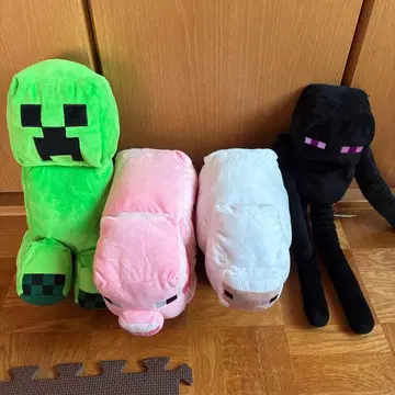 마인크래프트 빅 봉제 인형 크리퍼 돼지 양 엔더맨