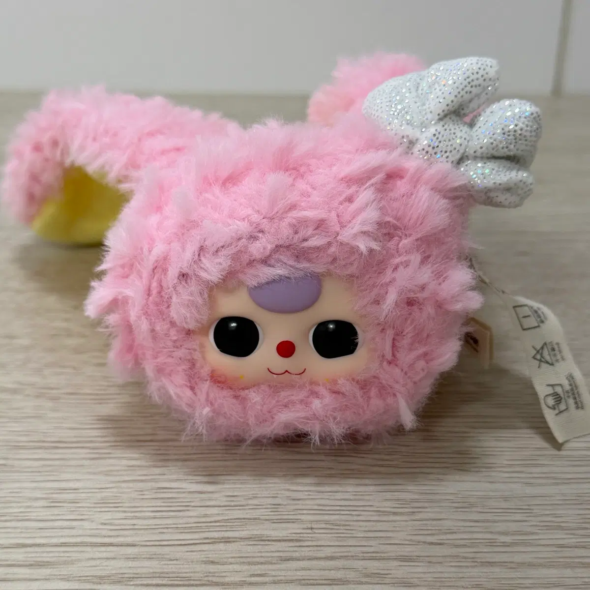 베이비쓰리 곱창 머리끈 (땡눈, 핑크토끼)