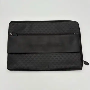 EMPORIO ARMANI 엠포리오 아르마니 클러치백 블랙 가죽