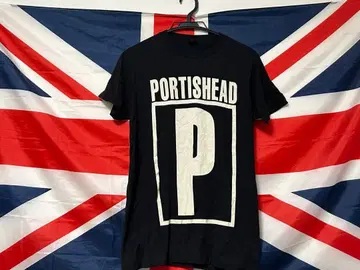 PORTISHEAD 로고 T셔츠 블랙 S사이즈