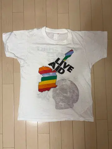 LIVE AID 라이브에이드 T셔츠 빈티지