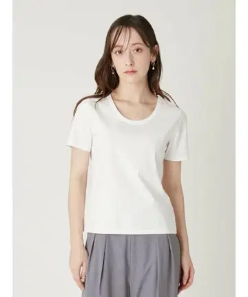 FRAY I.D 라운드넥 티셔츠 접촉 냉감