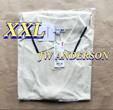 유니클로 니트 피케 셔츠 JW ANDERSON XXL 사이즈 내추럴