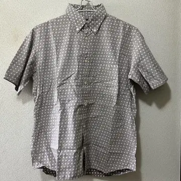 BEAMS canclini mood 반팔 셔츠 도트 무늬 M