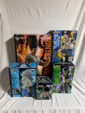 제일복권 HUNTER x HUNTER 피규어 5종 세트 라스트 원 곤