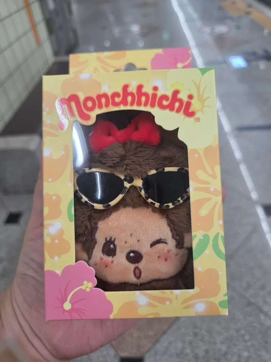 새상품:)몬치치 얼굴 파우치 키링