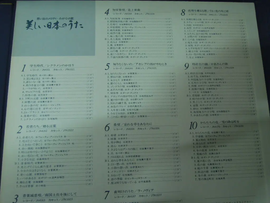 엔카전집 10LP (전곡 가사지포함)