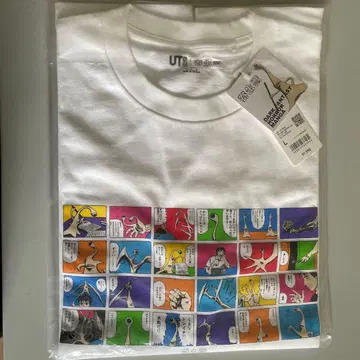 새상품 UNIQLO UT 기생수 T셔츠 화이트 L 사이즈