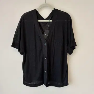 Massimo Dutti V넥 가디건 블랙