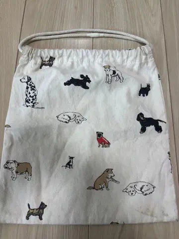 TEMBEA 강아지 패턴 복조리 토트백