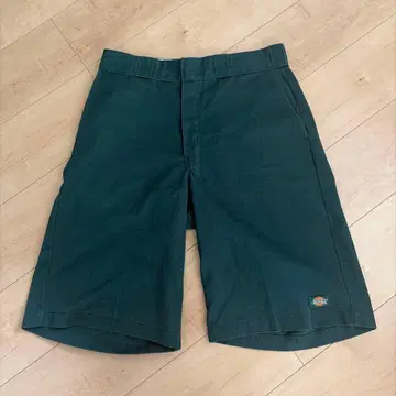 80s Dickies TALON 하프 팬츠 다크 그린 32
