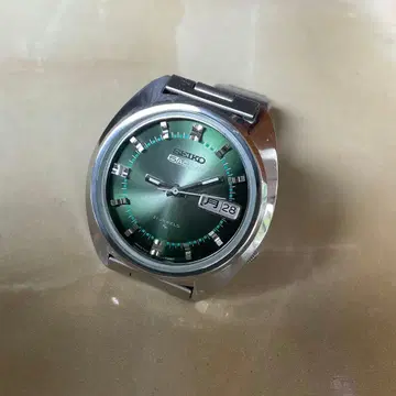 SEIKO 5 자동 와인딩 손목시계 그린 다이얼