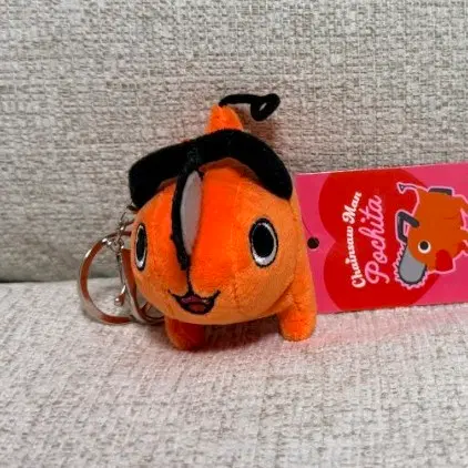정품 체인소맨 포치타 키링인형