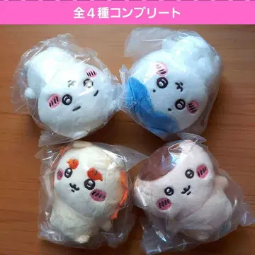 치이카와(먼작귀) 앉아 봉제 인형 가챠 가챠가챠 풀컴프 하치와레 쿠리만쥬