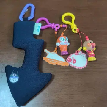 호빵맨 짤랑이 키링 세트