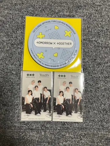 타리즈 TXT 투바 콜라보 스티커 세트 2세트 FC 특전 코스터