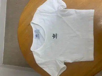 adidas Originals 크롭T셔츠 화이트