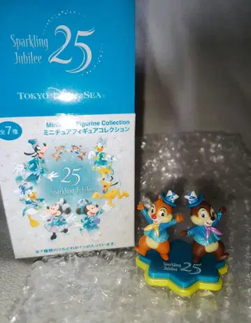 칩과 데일 도쿄디즈니씨 25주년 미니어처 피규어 컬렉션