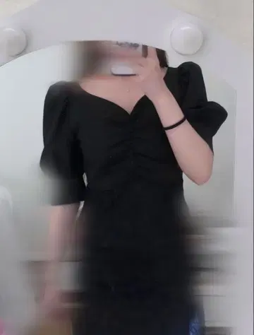 GRL 롱 원피스 블랙