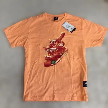 택 포함 새상품 New Balance 뉴발란스 반팔 티셔츠 오렌지