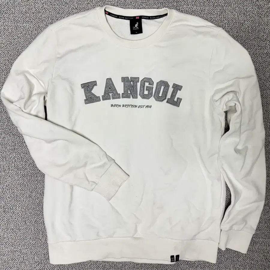 캉골 맨투맨 화이트 XL