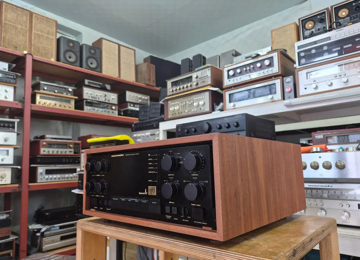 대형급 마란츠 PM-84MK2 앰프 우드케이스포함