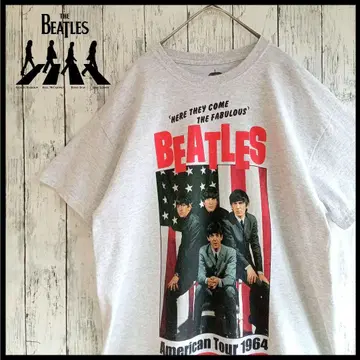 BEATLES 밴딩 T셔츠 L 데드스탁 Vintage