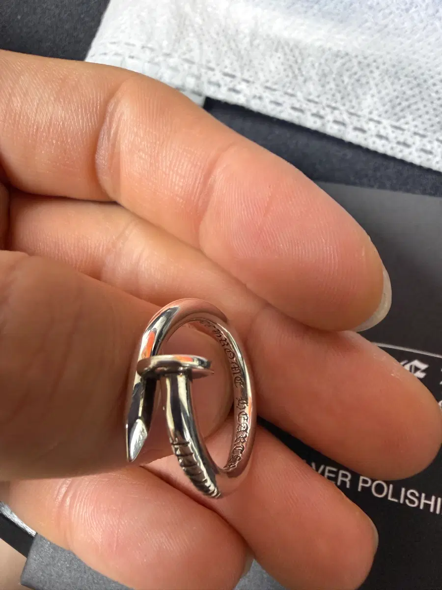 크롬하츠 플랫 네일링 US 6.5