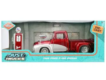 Jada Toys 1956 포드 F-100 픽업 트럭 (주유기 포함)