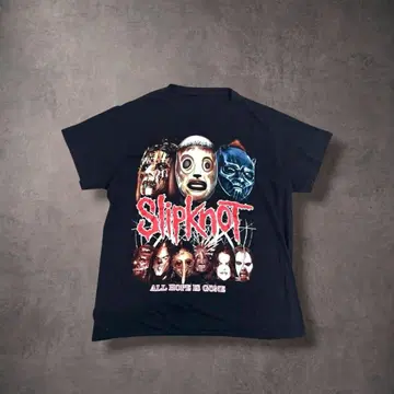 Slipknot ALL HOPE IS GONE 밴드 티셔츠 블랙 마스크
