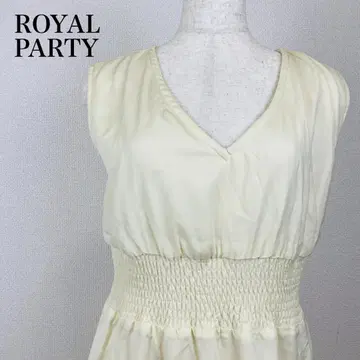 새상품급 ROYAL PARTY A라인 레이스업 원피스 0630B
