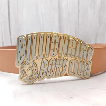 BILLIONAIRE BOYS CLUB BBC 가죽 벨트 로고 버클