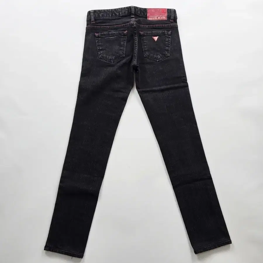 게스 청바지 스키니 스판 흑청 데님팬츠 사이즈24 R6496