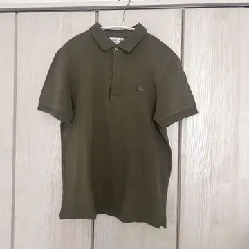 LACOSTE REGULAR FIT 라코스테 피케 셔츠 카키 US XS