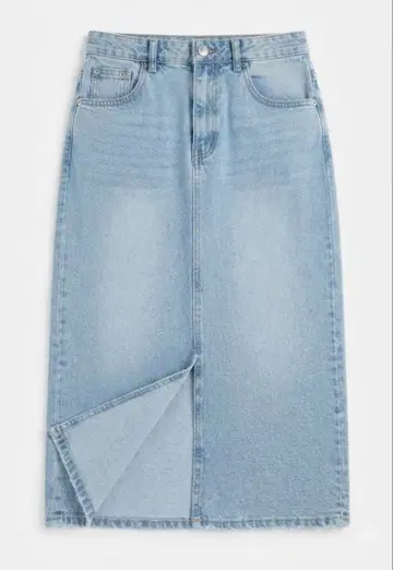 최종 가격 ZARA 라이트 블루 청바지 스커트 S 자라 완판템