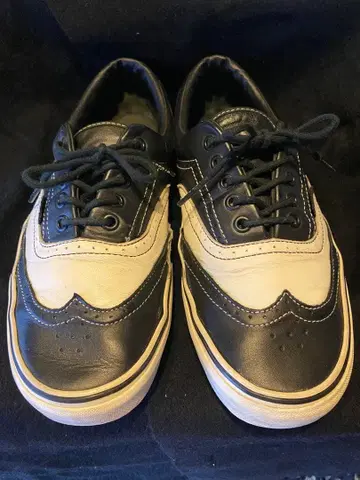 VANS 윙팁 바이컬러 가죽 ERA 빈티지