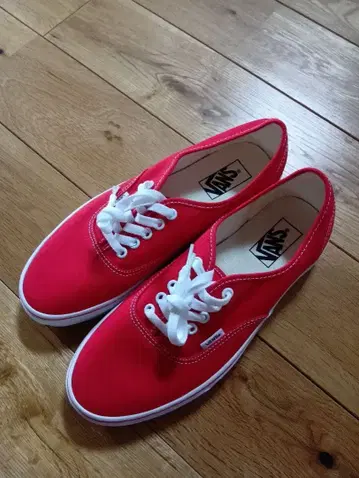 VANS AUTHENTIC 스테디셀러 모델 빨간색 레드 27cm