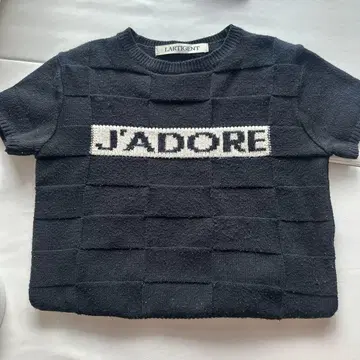 LARTIGENT J'ADORE 반팔 니트