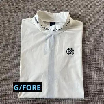 G/FORE 골프웨어 모크넥 셔츠 화이트 사이즈 2