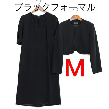 H9183 블랙 포멀 반팔 원피스 노카라 자켓 상복
