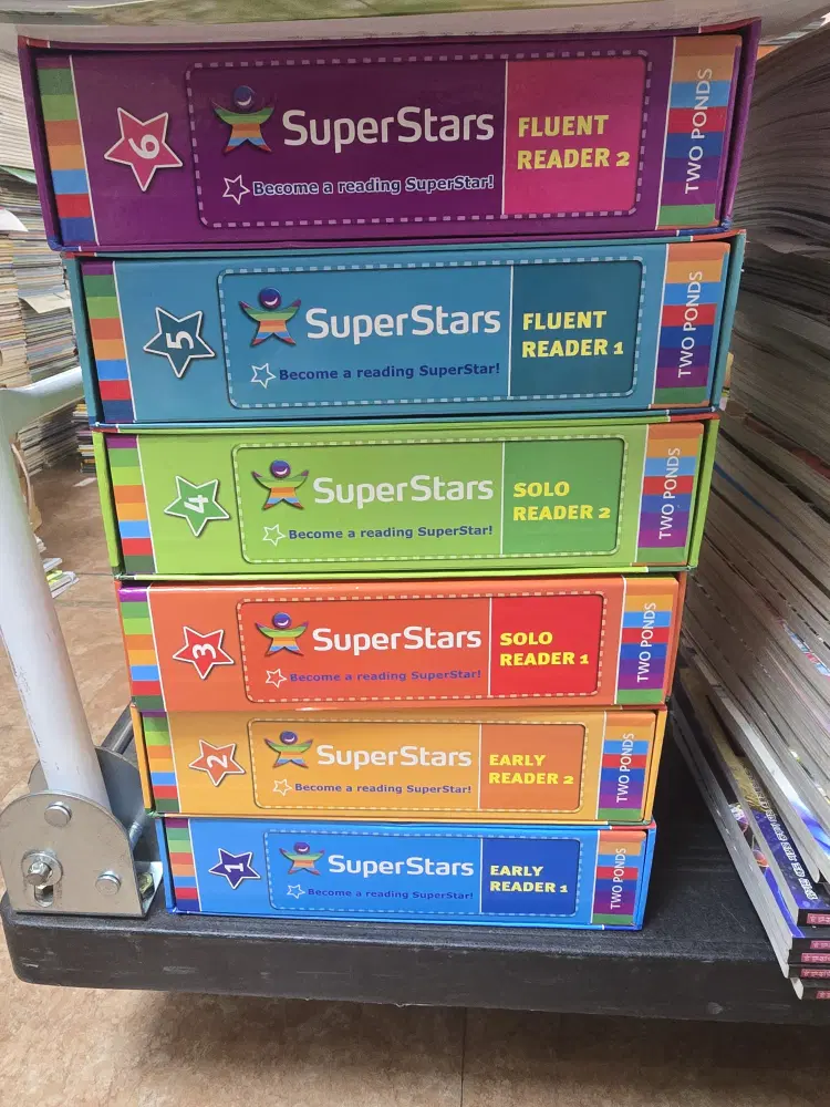 SuperStars Full Set 문진미디어 96권+CD6장 세트 중고