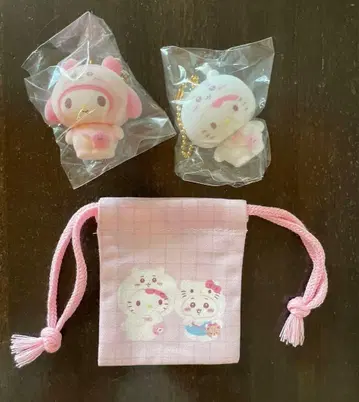 치이카와 (먼작귀) 산리오 콜라보 시크릿 플로키 마스코트 키티 마이멜로디