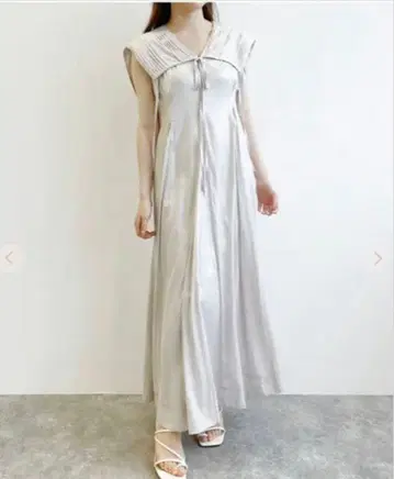 코코딜 세일러 카라 롱 드레스 원피스