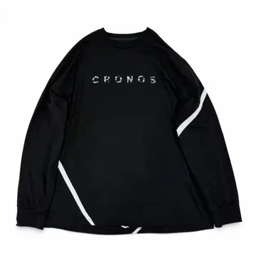 새상품급 CRONOS 크로노스 긴팔T셔츠 롱T 티셔츠 블랙 XXL