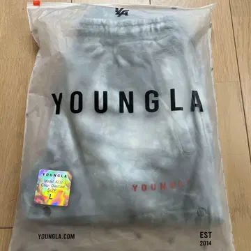 YOUNGLA 스웨트 팬츠 Model #232 Overcast L