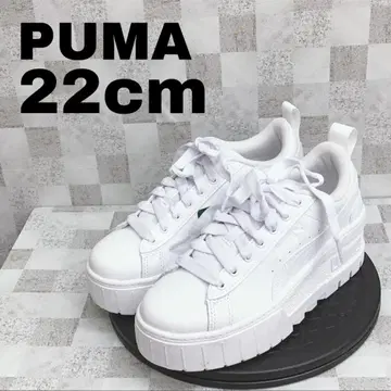 PUMA 푸마 통굽 스니커즈 화이트 22cm 택 포함 94
