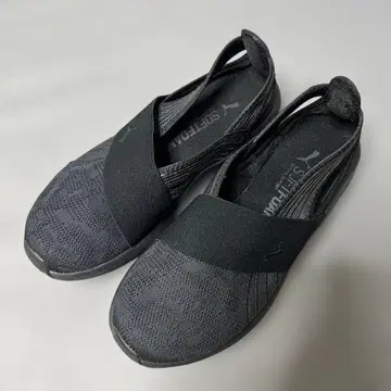 PUMA 여성용 슬립온 블랙 24cm