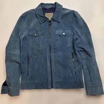 자라 ZARA MAN 가죽 자켓 네이비 계열 L 사이즈