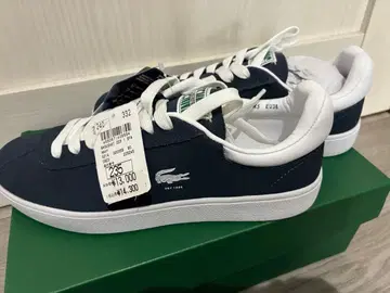 [새상품] LACOSTE 라코스테 여성용 스니커즈 네이비 24.0cm